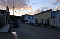 Dawson City kurz vor Mitternacht